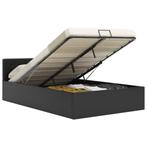 vidaXL Bedframe hydraulisch kunstleer zwart 140x200 cm, Huis en Inrichting, Slaapkamer | Bedden, Verzenden, Nieuw