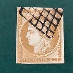Frankrijk 1850 - 10 cent Ceres - Yvert 1, Gestempeld