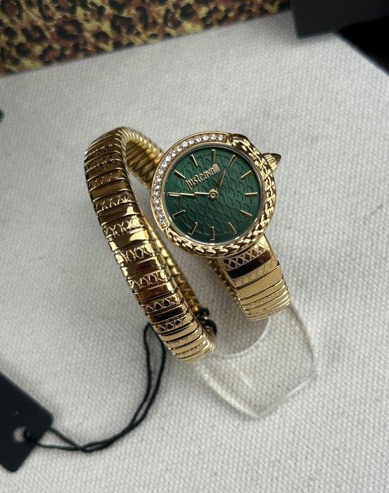Just Cavalli - Signature Snake watch Green - Zonder, Handtassen en Accessoires, Horloges | Heren
