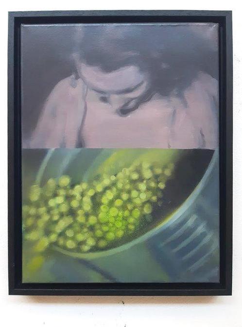 Erwin van Krey - Peas, Antiek en Kunst, Kunst | Schilderijen | Modern