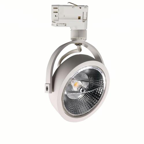 3-Fase - Ar111 - railarmatuur - met GU10 fitting - Wit, Maison & Meubles, Lampes | Autre, Envoi