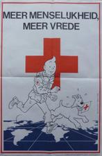 Kuifje - 1 poster - Rode Kruis - 1984, Boeken, Nieuw