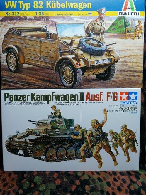 Tamiya + Italeri - Jouet Lotto Germania 1939-1945 con 5 kit, Kinderen en Baby's, Speelgoed | Overig