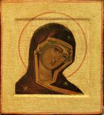 Icoon - Deësis - Hout, Antiek en Kunst