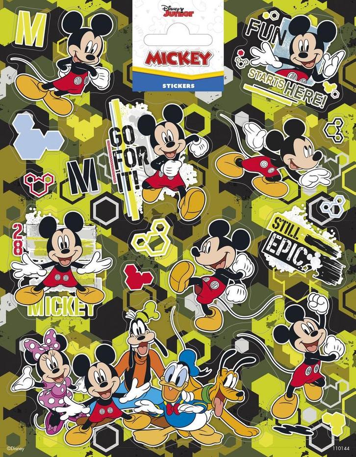 Mickey Mouse Stickers Groot, Hobby & Loisirs créatifs, Articles de fête, Envoi