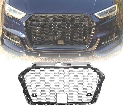 CALANDRE AUDI A3 8V 17-19 LOOK RS3 NOIR ACC, Autos : Pièces & Accessoires, Carrosserie & Tôlerie, Envoi