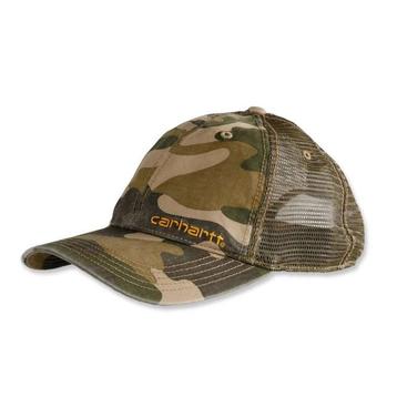 Carhartt Men Brandt Cap Rugged Khaki Camo beschikbaar voor biedingen