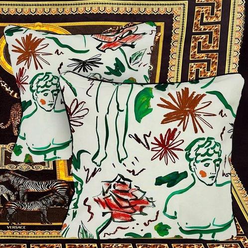 Luke Edward Hall for Rubelli Nieuwe set van twee - Kussen, Antiek en Kunst, Antiek | Tapijten, Tafelkleden en Textiel