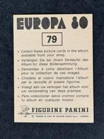 1980 Panini #79 Europa 80 - Badge: Cecoslovacchia -, Nieuw