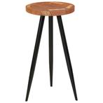 vidaXL Table de bar en rondins Ø53x105 cm bois dacacia, Huis en Inrichting, Verzenden