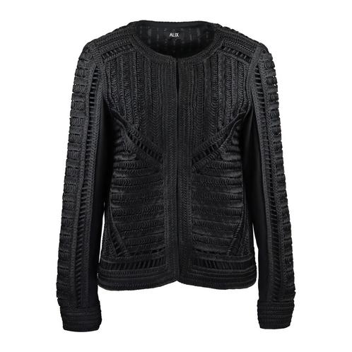 Alix the Label • zwart gevlochten jasje • L, Kleding | Dames, Truien en Vesten, Verzenden