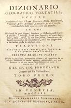 Brouckner - Dizionario Geografico Portatile - 1761