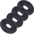 Halterschijven - Halter gewichten - 30 mm - Gietijzer - 4x0,, Verzenden, Nieuw