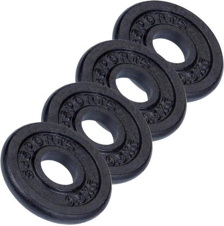 Halterschijven - Halter gewichten - 30 mm - Gietijzer - 4x0,, Huis en Inrichting, Overige Huis en Inrichting, Verzenden
