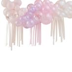 Roze Ballonnenboog Pastel Doorzichtig DIY Set, Verzenden