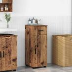 vidaXL Badkamerkast Oud Hout 30 x 35 x 80 cm Bewerkt hout &, Huis en Inrichting, Verzenden, Nieuw