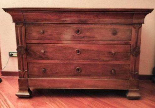 Credenza - hard hout - Massief hout van de jaren 90, Antiek en Kunst, Antiek | Overige Antiek