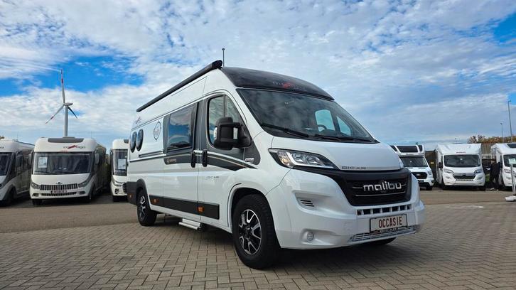 Malibu Van 640 GT met fietsendrager en twinbedden 41889, Caravanes & Camping, Camping-cars