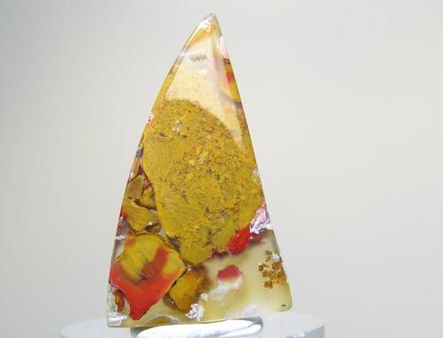 Agaat Cabochon - Hoogte: 40 mm - Breedte: 24 mm- 6.9 g - (1), Verzamelen, Mineralen en Fossielen