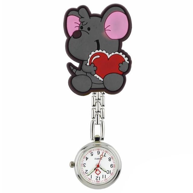 Fako - Verpleegstershorloge - 3D Ketting - Muis Met Hart, Bijoux, Sacs & Beauté, Montres | Femmes, Envoi