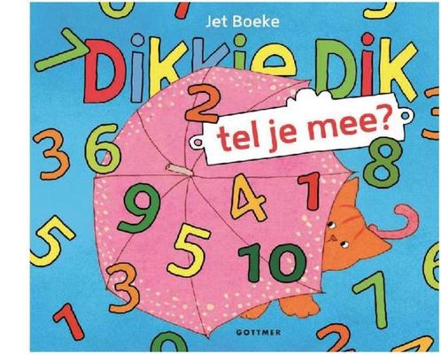 Dikkie Dik - Dikkie Dik tel je mee? + telspelletje, Boeken, Kinderboeken | Baby's en Peuters, Gelezen, Verzenden