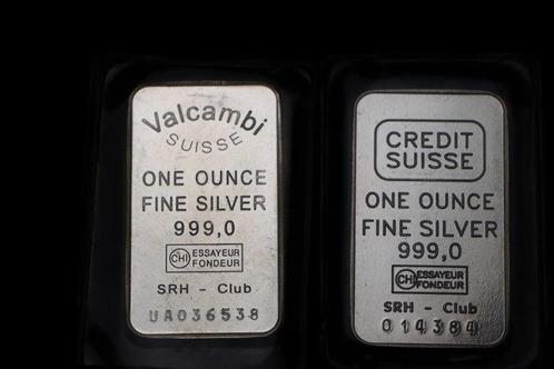 2 Ounce Fine Silver (62,206 gram) - Zilver .999 - Valcambi, Postzegels en Munten, Edelmetalen en Baren