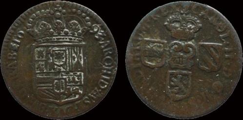 1665-1700 Southern Netherlands Brabant Karel Ii liard (oo..., Timbres & Monnaies, Monnaies | Europe | Monnaies non-euro, Envoi