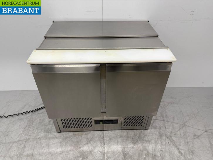 Acier inoxydable Comptoir réfrigéré 2 portes 90 cm 230V, Articles professionnels, Horeca | Équipement de cuisine, Envoi