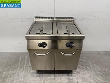 RVS Electrolux Dubbele Friteuse 2 x 15 liter GAS Horeca beschikbaar voor biedingen
