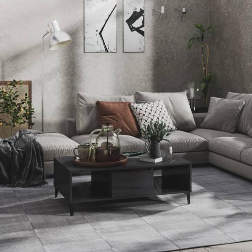 vidaXL Salontafel 103,5x60x35 cm bewerkt hout hoogglans, Huis en Inrichting, Tafels | Salontafels, Nieuw, Verzenden