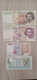 Italië. - 4 banconote Lire - anni vari  (Zonder