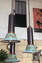 VEB Leuchten - Plafondlamp - Emaille, Antiek en Kunst