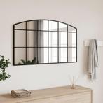 vidaXL Wandspiegel boog 100x60 cm ijzer zwart, Verzenden, Nieuw