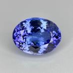 Bleu Tanzanite - 9.26 ct - International Colored Gemstone, Nieuw