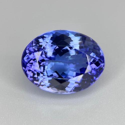 Bleu Tanzanite - 9.26 ct - International Colored Gemstone, Handtassen en Accessoires, Edelstenen