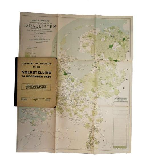 Pays-Bas, Carte - les Pays-Bas; Centraal bureau de, Livres, Atlas & Cartes géographiques
