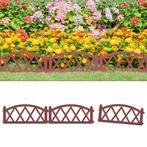 vidaXL Gazonranden 17 st 10 m polypropeen rood, Tuin en Terras, Verzenden, Nieuw