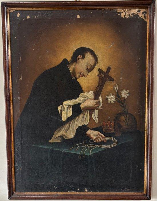 Italiaanse school (XVIII) - San Luigi Gonzaga, Antiquités & Art, Art | Peinture | Classique