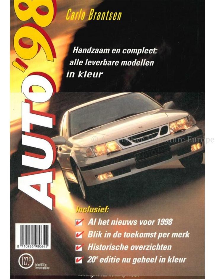 1998 AUTO JAARBOEK NEDERLANDS, Boeken, Auto's | Boeken