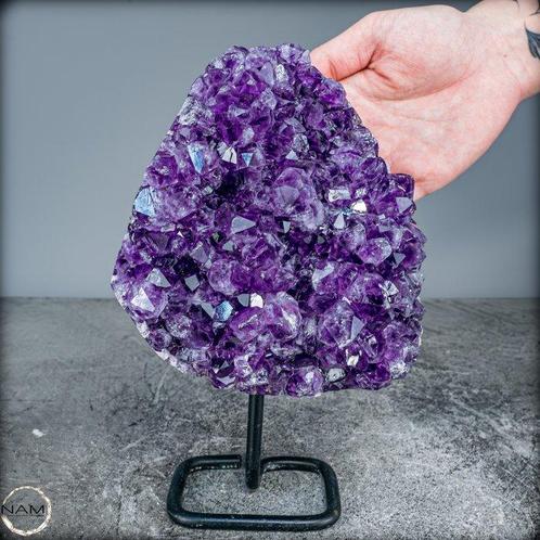 Zeldzame Natuurlijke Suikerglazuurde Amethist op, Verzamelen, Mineralen en Fossielen