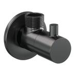 Hoekstopkraan Brauer Gunmetal Edition Gunmetal Geborsteld, Doe-het-zelf en Bouw, Sanitair, Ophalen of Verzenden, Nieuw, Chroom