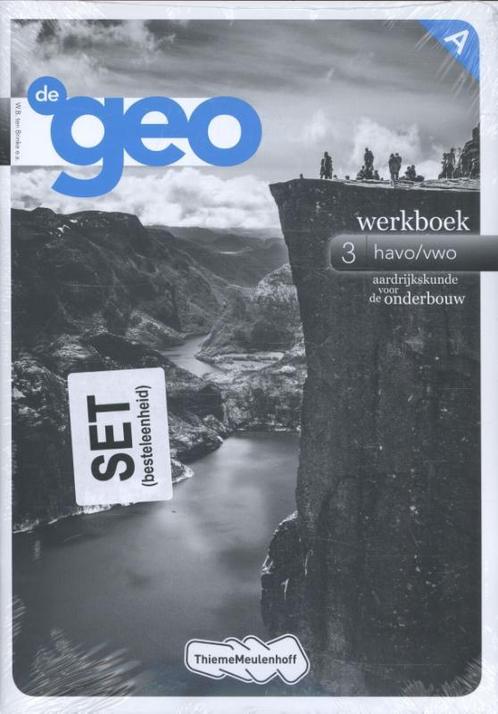 De Geo 2 - De Geo 3 havo/vwo Combipakket werkboek, Livres, Livres scolaires, Envoi