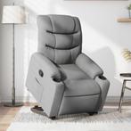 vidaXL Fauteuil inclinable Gris clair Tissu, Verzenden