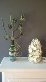 Magnolia Groen Foam Zijdenbloem x8 70 cm, Huis en Inrichting, Nieuw