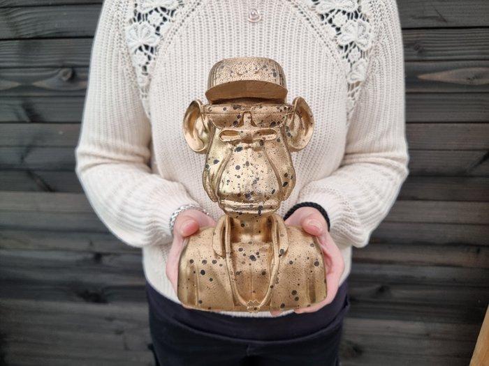Sculpture, Bored Ape NFT Gold Edition - 22 cm - Résine, Antiek en Kunst, Curiosa en Brocante