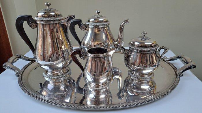 Christofle - Koffieservies (5) - Verzilverd - gallia, Antiek en Kunst, Antiek | Meubels | Tafels