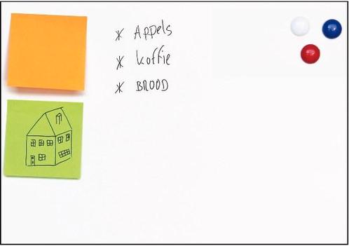 Whiteboard Simple 30x40cm, Huis en Inrichting, Woonaccessoires | Memoborden, Verzenden