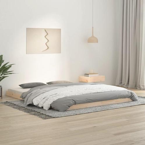 vidaXL Bedframe massief grenenhout 160x200 cm, Huis en Inrichting, Slaapkamer | Bedden, Nieuw, Verzenden