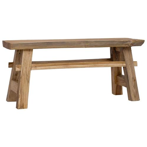 vidaXL Bank 100x28x43 cm gemengd gerecycled hout en massief, Huis en Inrichting, Overige Huis en Inrichting, Nieuw, Verzenden