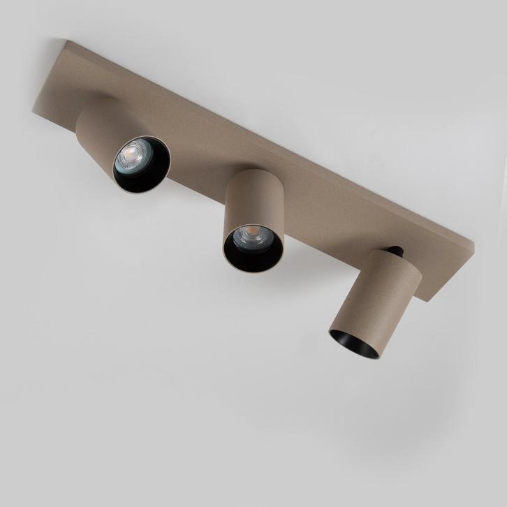 Smart spots Mila 3 Opbouwspot Champagne met Smart RGB LED, Maison & Meubles, Lampes | Autre, Envoi